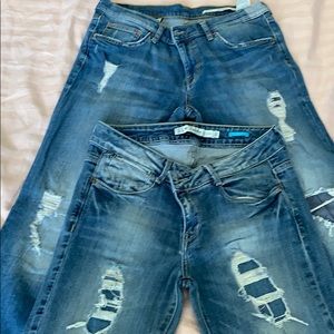 Two Zara denim jeans